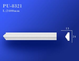 ابزار دیواری ساده پلی یورتان (قاب، کمربند میانی) PU-8321