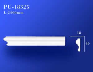 قاب گچبری دیوار پذیرائی مدرن PU-18325