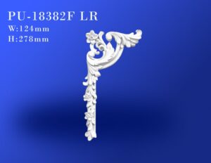 گل گوشه گچبری کلاسیک PU-18382F
