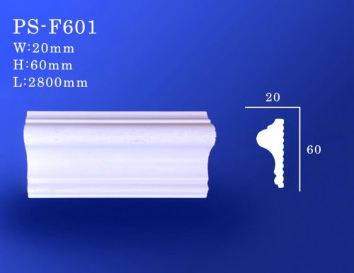 ابزار قاب بندی دیوار پلی استایرن PS-F601 با ابعاد 60 در 20 میلی متر